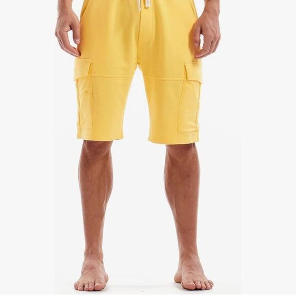 Mens Cargo Shorts Cotton Casual Lounge Shorts Elastic Waist Workout Shorts XL - Picture 2 of 7